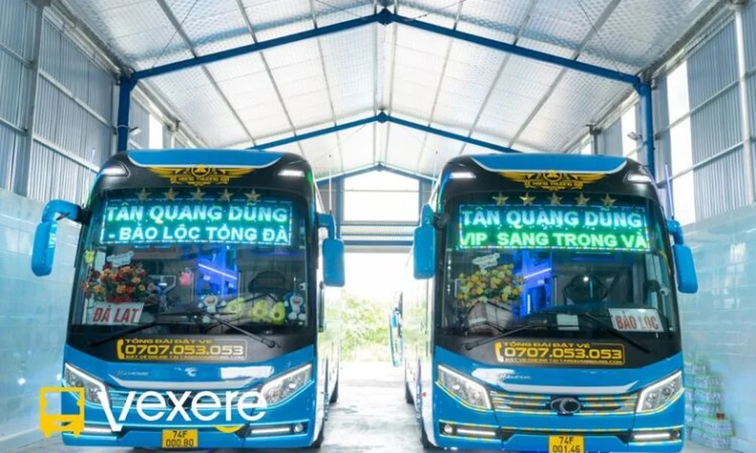 ảnh xe khách hà nội bảo lộc lâm đồng dùng cho khách lần đầu