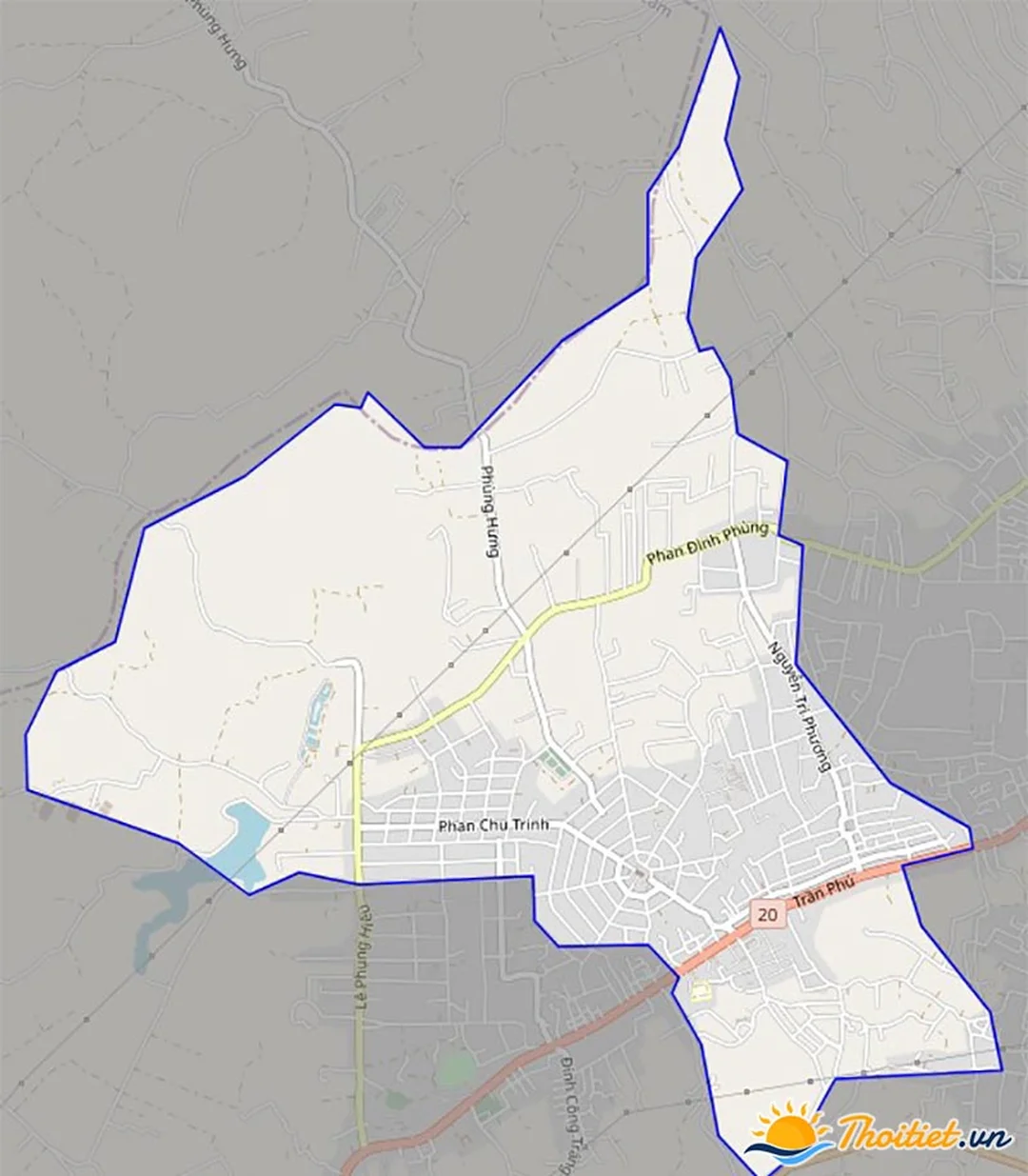 Bản đồ giao thông lộc tiến bảo lộc lâm đồng phục vụ tra đường đi