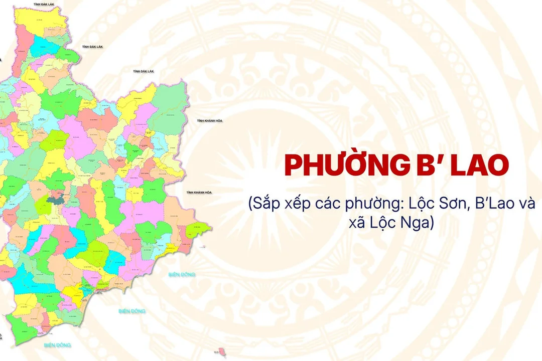 bản đồ phường b lao thành phố bảo lộc lâm đồng sau sáp nhập