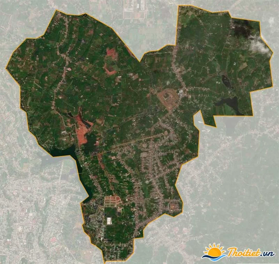 bản đồ vệ tinh phường lộc phát bảo lộc lâm đồng