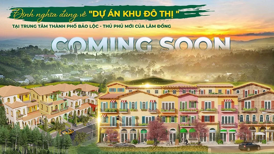 Khu nghỉ dưỡng trong dự án Bảo Lộc Lâm Đồng dự án bảo lộc lâm đồng khu nghỉ dưỡng và cảnh quan đồi xanh