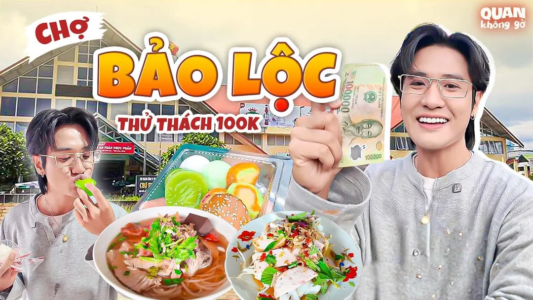 Food tour chợ Bảo Lộc và các món dễ gặp trong trung tâm