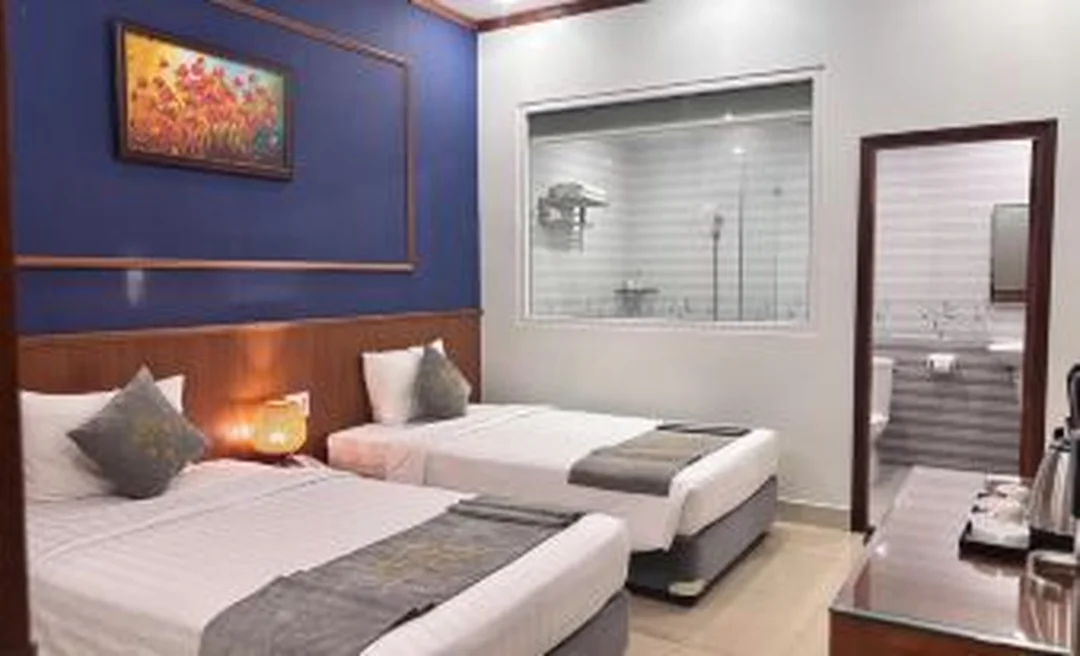 khách sạn ngôi sao liên đô bảo lộc lâm đồng khu vực sảnh và phòng nghỉ