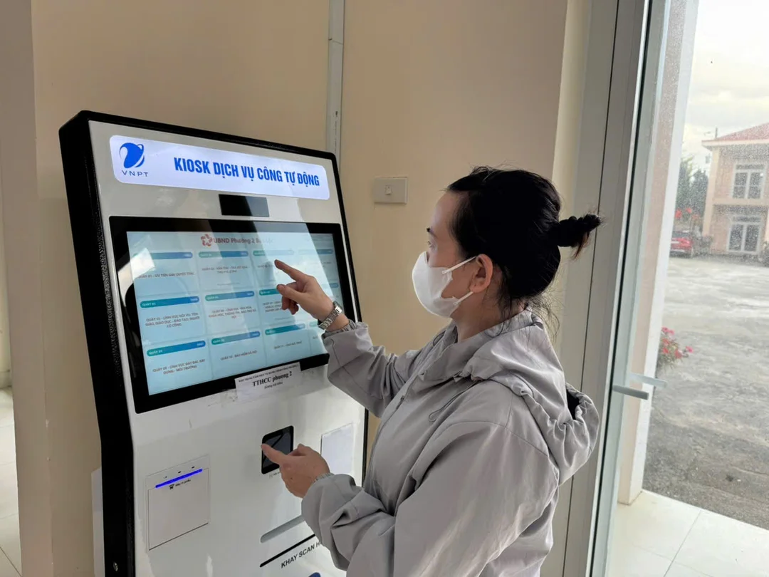 lộc phát bảo lộc lâm đồng và kiosk dịch vụ công