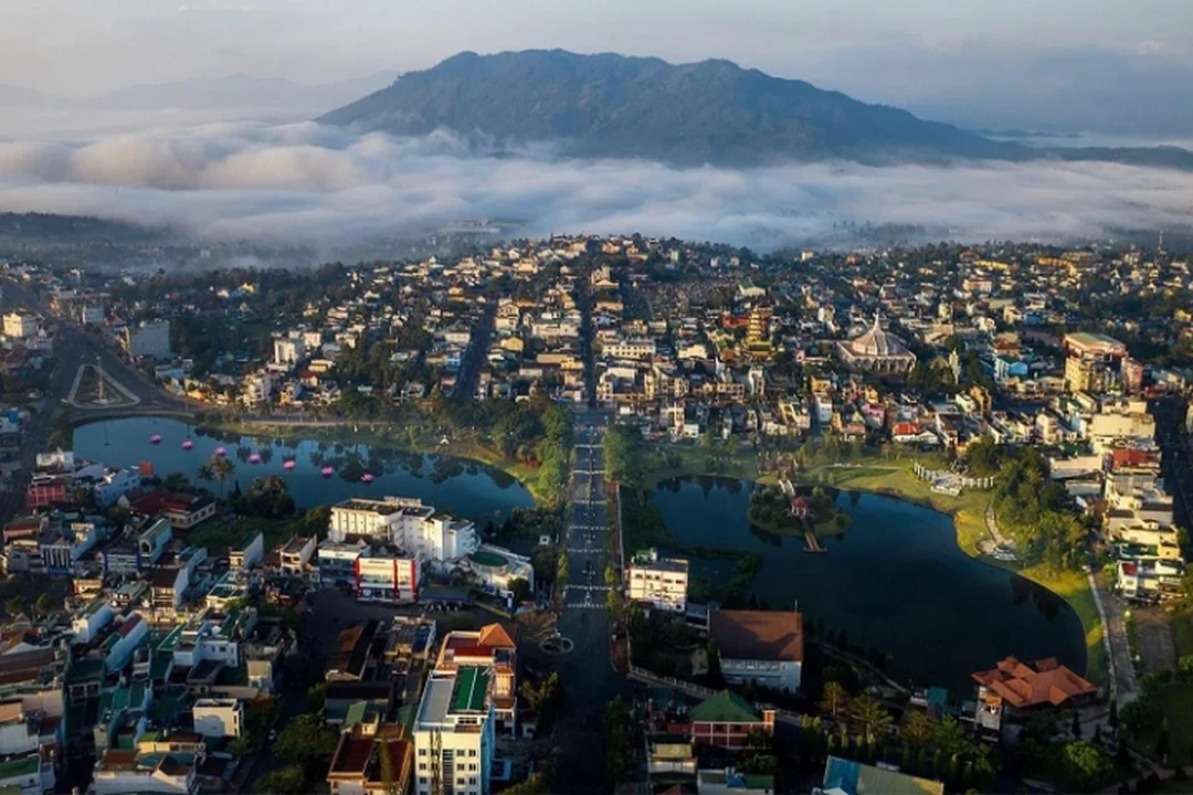 Video flycam Thành phố Bảo Lộc để hình dung không gian đô thị