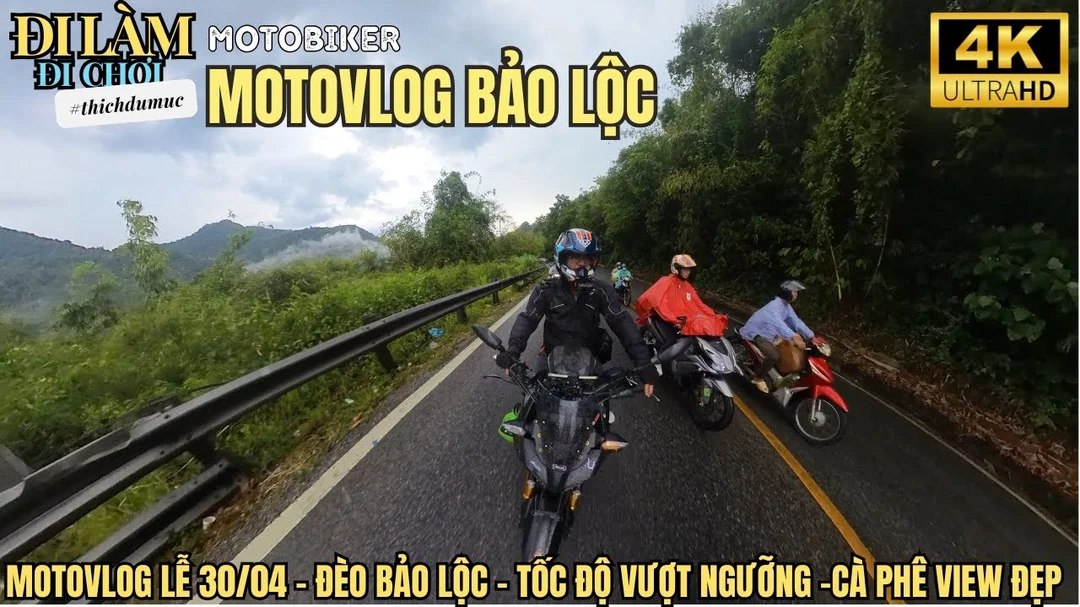 Video hành trình qua đèo Bảo Lộc khi di chuyển đến Lâm Đồng