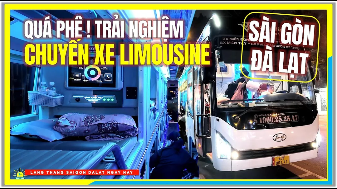 video xe khách đi bảo lộc lâm đồng bằng limousine từ Sài Gòn