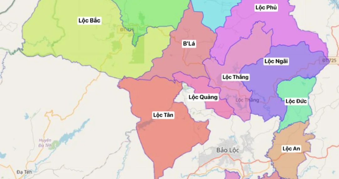 xem bản đồ bảo lộc lâm đồng cho câu hỏi thường gặp