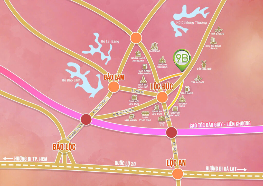 Vị trí TOP GARDEN HILLS 9B